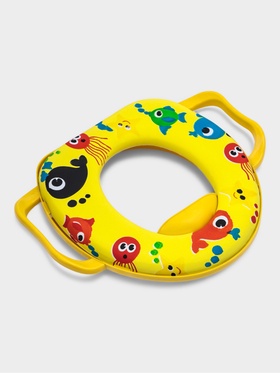 Сиденье для унитаза детское с ручками Доляна «Морские жители», 30×36 см