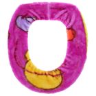 Чехол на сиденье для унитаза на резинке, 33×40 см, цвет МИКС - Фото 1