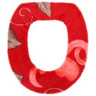 Чехол на сиденье для унитаза на резинке, 33×40 см, цвет МИКС - Фото 6