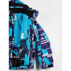 Куртка горнолыжная для девочки, рост 116 см , цвет голубой - Фото 4