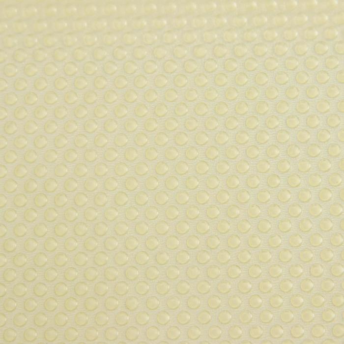 Коврик противоскользящий Доляна «Круги», 30×150 см, цвет прозрачный жёлтый - фото 1927243865