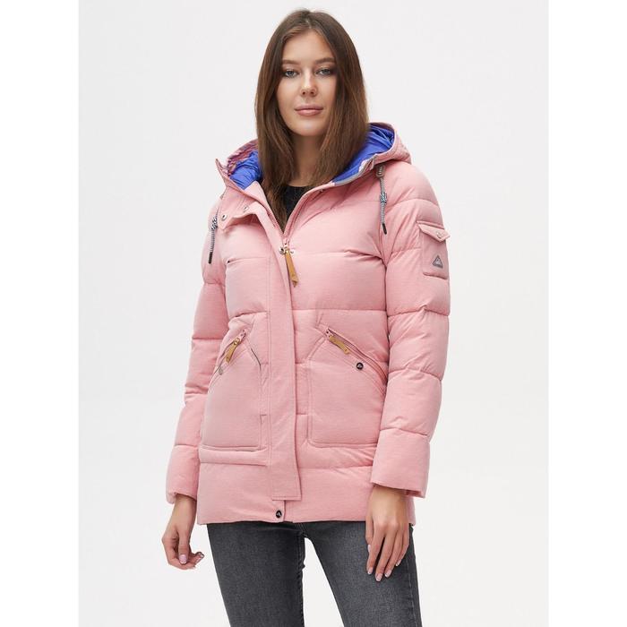 Куртка зимняя женская, размер 48, цвет розовый