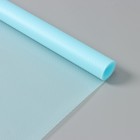 Коврик противоскользящий Доляна «Круги», 30×150 см, цвет прозрачный голубой - Фото 1