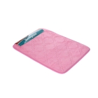 Набор для ванной "Вензеля": коврик, штора EVA, цвет розовый - Фото 2
