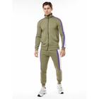 Спортивный костюм мужской, размер 46, цвет хаки - Фото 1