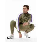 Спортивный костюм мужской, размер 46, цвет хаки - Фото 6