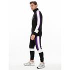 Спортивный костюм мужской, размер 44, цвет чёрный - Фото 3