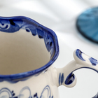 Кружка фарфор гжель «Утро Хозяин», 0.3 л, 11×12 см - Фото 5