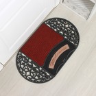 Коврик придверный узорный Доляна Welcome, 45×75 см, цвет МИКС - Фото 8