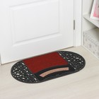 Коврик придверный узорный Доляна Welcome, 45×75 см, цвет МИКС - Фото 9