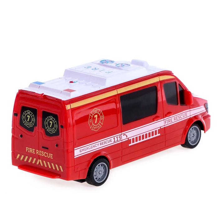Машина радиоуправляемая «Пожарная служба», работает от батареек 50553