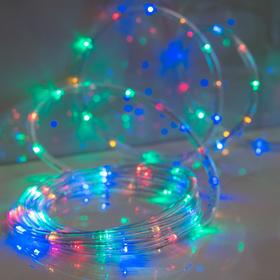 УЦЕНКА LED шнур 10 мм, круглый, 5 м, с контр. 8 режимов, чейзинг, 220В, МУЛЬТИ