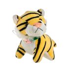 Мягкая игрушка «Тигр с цветком», 12 см, на присоске, цвета МИКС - фото 9342922