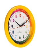 Часы настенные, d-28 см, детские, обучающие "Радуга", бесшумные - Фото 4