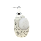 Дозатор для моющего средства с подставкой для губки Доляна «Переплетение», 250 мл - Фото 1