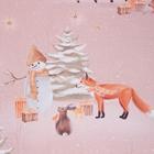 Комплект штор Этель «Лесные жители» 145*260 см-2 шт, 100% п/э, 140 г/м2 - фото 122216008