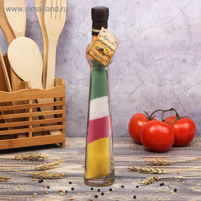 Бутылка декоративная для кухни «Шар» h=30 см - Фото 1