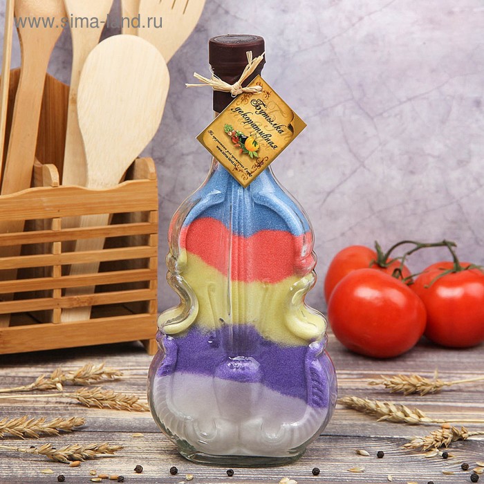 Бутылка декоративная для кухни «Скрипка» h=25,5 см - Фото 1