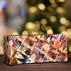 Коробка самосборная, с окном, "Новогодняя афиша", 16 х 35 х 12 см (комплект 5 шт) - фото 44878163