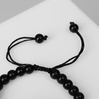 Браслет «Череп с костями» этника, цвет чёрно-коричневый, d=6 см - Фото 3