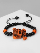 Браслет из бусин «Череп с костями», d=6 см, чёрный, коричневый  (артикул 6949596)  большой выбор товаров оптом и в розницу по низким ценам с доставкой