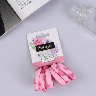 Резинки для волос «Лина», набор 6 шт., бабочки, 4 см, МИКС