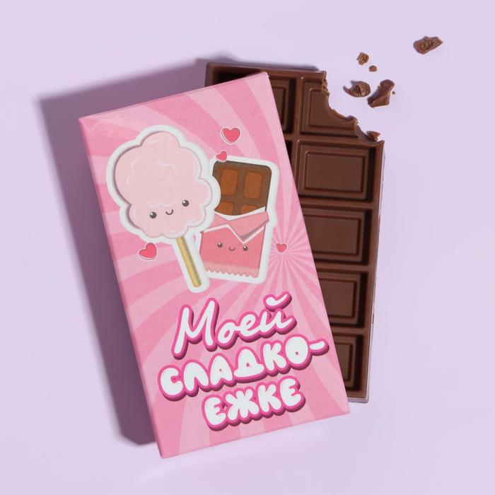 Шоколад молочный «Моей сладкоежке», 27 г - Фото 1