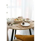 Салфетка сервировочная на стол Доляна «Фина», d=30 см, бежевая - Фото 4