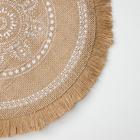 Салфетка сервировочная на стол «Африка», d=30 см, бежевая 6894898