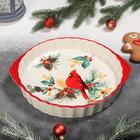 Блюдо для запекания Доляна «Красный кардинал», d=28,8 см - Фото 3