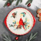 Блюдо для запекания Доляна «Красный кардинал», d=28,8 см - Фото 4