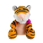 Мягкая игрушка «Тигр в шарфе», на присоске, 12 см, цвета МИКС - фото 9343689