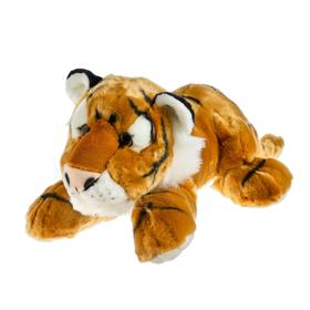 Мягкая игрушка «Тигр», лежит, цвета МИКС