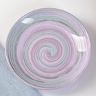 Блюдце Борисовская керамика «Лаванда», d=10 см, сиреневое - Фото 2