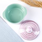 Кастрюля Борисовская керамика «Лаванда», 500 мл, 11×11 см, сиреневая - Фото 3