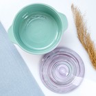 Кастрюля Борисовская керамика, 2 л, 20×15 см, сиреневая - Фото 3