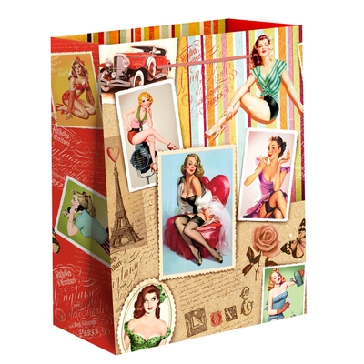 Пакет ламинированный вертикальный «Девушки», 31 × 40 см