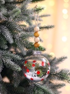 Ёлочный шар «Пора чудес», d=8 см, снег, ёлочка, прозрачный - Фото 3