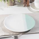 Тарелка «Полоски», d=21 см, цвет мятный - Фото 2