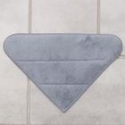 Сменная насадка для окномойки, микрофибра, 25.5×17 см, серая - Фото 1