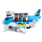 Самолёт - парковка «Авиабаза», с 4 машинками и вертолётом - Фото 3