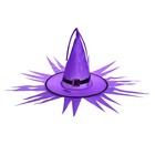 Карнавальная шляпа «Хеллоуин» с диодами, фиолетовый - Фото 3
