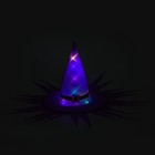 Шляпа карнавальная «Хэллоуин» с диодами, фиолетовый - Фото 5