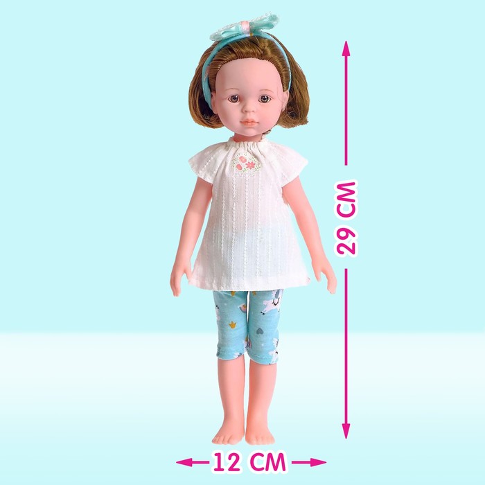 Кукла классическая «Настя» в лосинах и тунике 50567