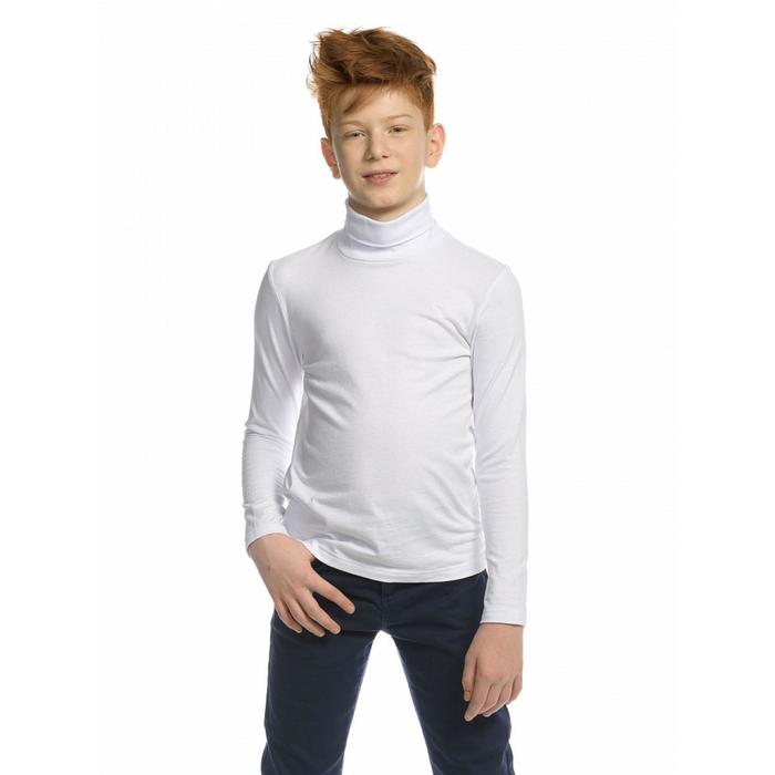 Джемпер для мальчиков, рост 116 см, цвет белый