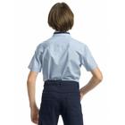 Сорочка верхняя для мальчиков, рост 122 см, цвет голубой - Фото 2