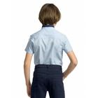 Рубашка с коротким рукавом для мальчика Pelican, рост 122 см, цвет голубой - Фото 2