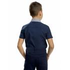 Сорочка верхняя для мальчиков, рост 158 см, цвет синий - Фото 2