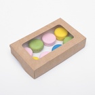 Контейнер на вынос, с окном, крафт, 20×12×4 см, набор 20 шт. - фото 36529536