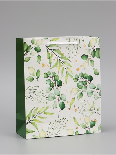Пакет подарочный ламинированный, упаковка, Present for you, ML 21×25×8 см